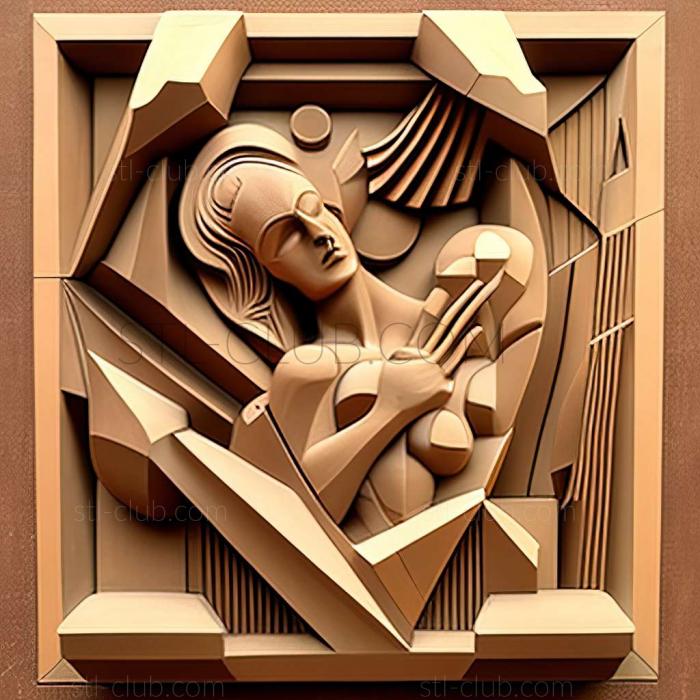 3D model Lyubov Popova (STL)